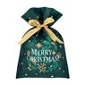 Imagens de Saco regalos Navidad Verde on Lazo Dorado (45cm x 30cm)