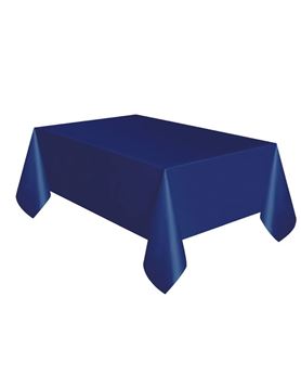 Imagens de Mantel Azul Marino plástico (137cm x 274cm)