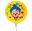 Imagen de Globo Payaso Plim Plim Foil (45cm)