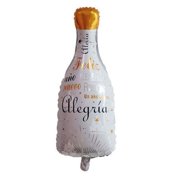 Picture of Globo Botella Champán Feliz Año (80x37cm)