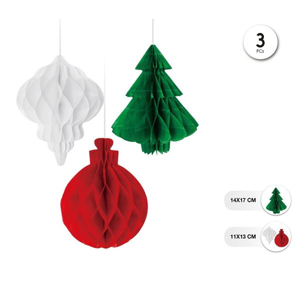 Picture of Decorados Colgantes Navideños (3 unidades)