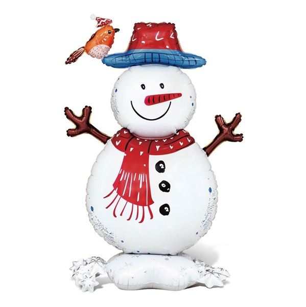 Imagens de Globo Muñeco de Nieve con Base (79cm)