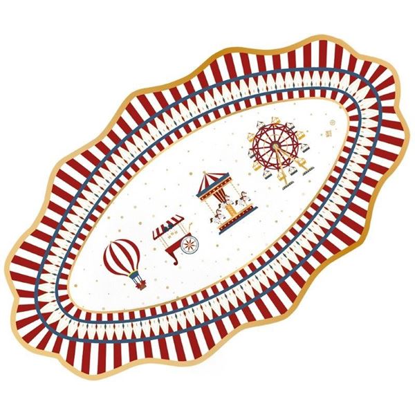 Imagen de Bandejas de Cartón Navideñas Christmas Carousel 36x20cm (Pack 2 unidades)