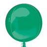 Imagen de Globo Verde Metálico Esférico Orbz (38cm)