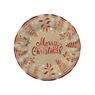 Imagen de Platos Cartón Kraft Merry Christmas Ø 20cm (6 unidades)
