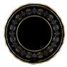 Picture of Platos Royal Black Gold cartón 30cm (6 unidades)