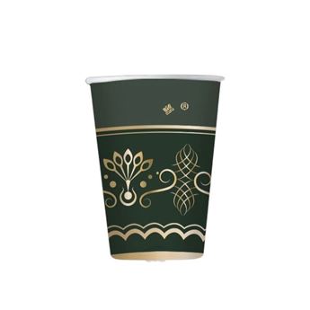 Imagens de Vasos Royal Green Gold cartón 200cc (6 unidades)