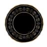 Imagen de Platos Royal Black Gold Ø 25 cm (6 unidades)