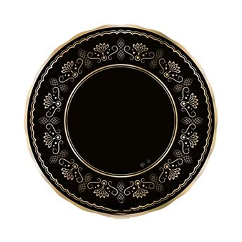 Imagens de Platos Hondos Royal Black Gold Ø 24 cm (6uds)