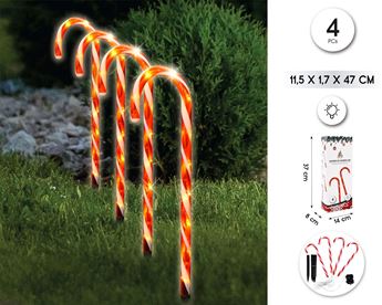 Picture of Bastones de Caramelo LED para Exterior (4 uds)