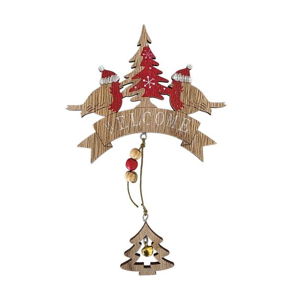 Picture of Colgante Figuras Madera Feliz Navidad