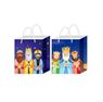 Imagens de Bolsa Reyes Magos Azul Surtida Pequeña papel (23x18x10cm)