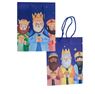 Imagens de Bolsa Reyes Magos Azul Surtida Pequeña cartón (23x18x10cm)