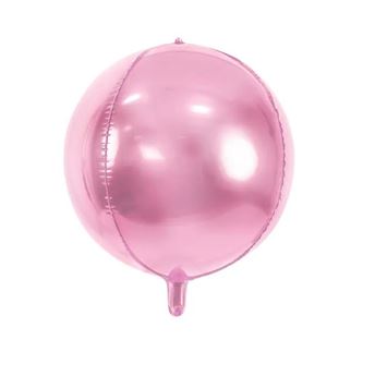 Imagens de Globo Foil Esférico Rosa Claro 40 cm