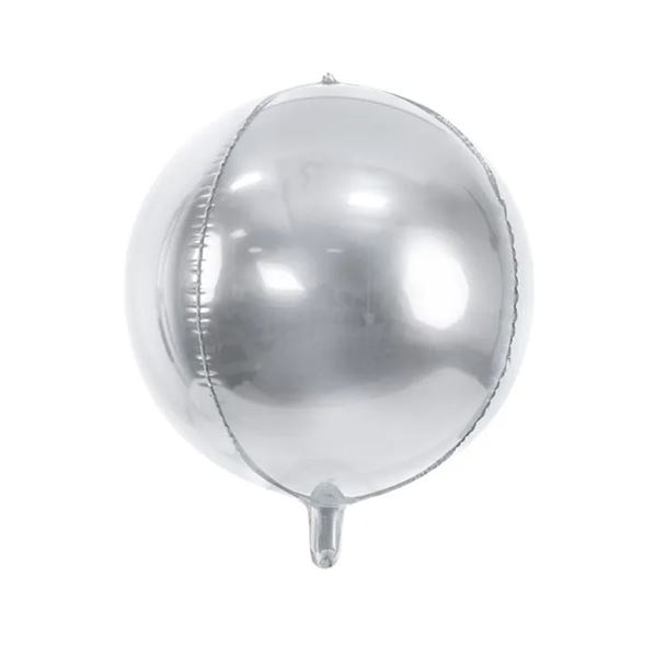 Imagens de Globo Foil Esférico Plata 40 cm