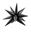 Imagen de Globo Estrella 3D Negro Mate (95cm)