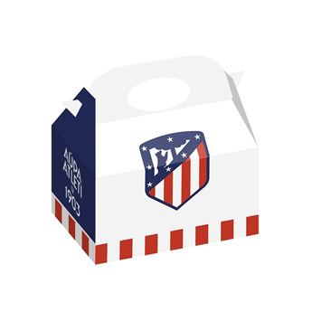 Imagen de Cajas Atlético de Madrid de cartón 15 x 9 x 15 cm (12 uds)