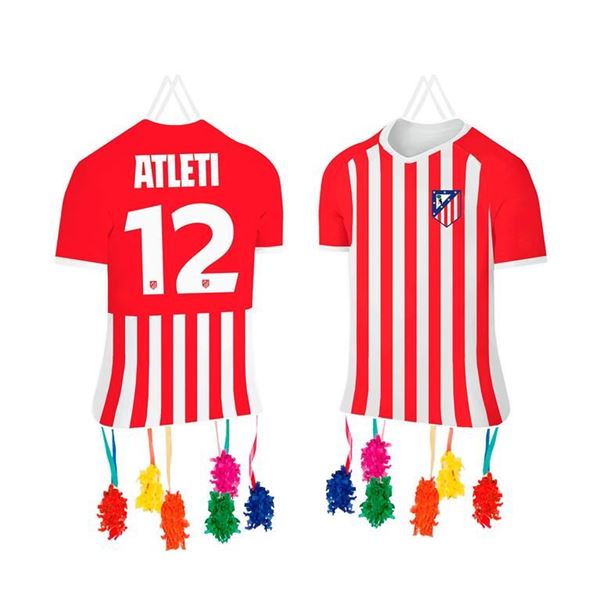 Imagen de Piñata Atlético de Madrid de cartón (44x62cm)