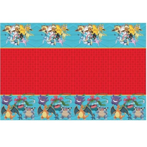 Imagens de Mantel de Pokémon Rojo plástico 120cm x 180cm