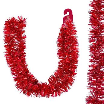 Imagens de Espumillón Rojo Brillante (180cm x 7cm)