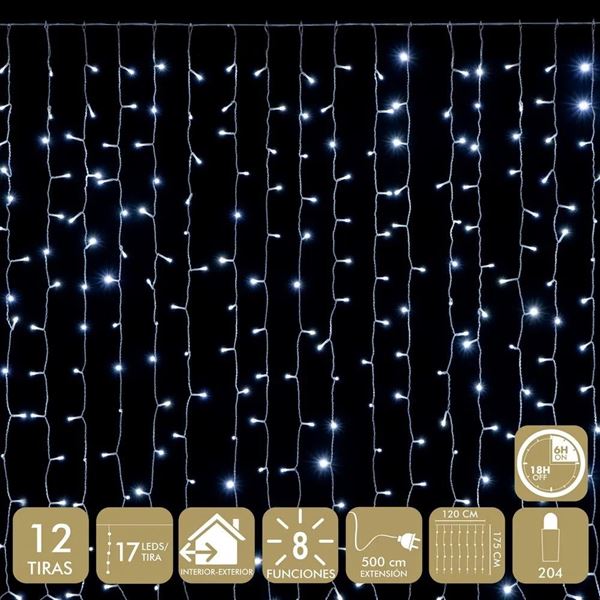 Imagens de Guirnalda Luces Leds Blancos (120cm)