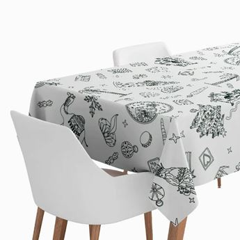 Picture of Mantel Papel Plegado Impermeable 1.20 x 1.80 m Reyes Magos para Colorear 