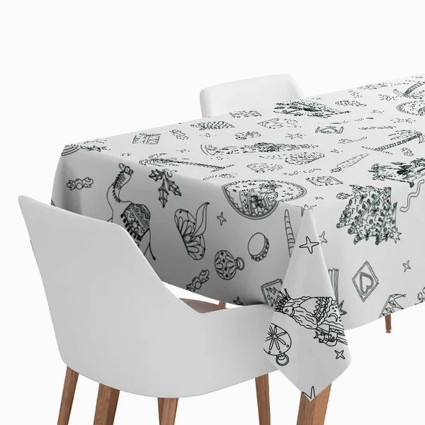 Imagen de Mantel Papel Plegado Impermeable 1.20 x 1.80 m Reyes Magos para Colorear 