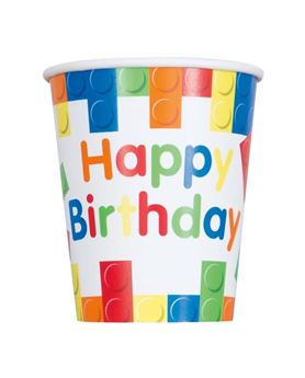 Imagens de Vasos Lego Block Party cartón 266ml (8 unidades)