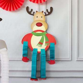 Imagens de Decoración navideña colgante Reno 121 cm