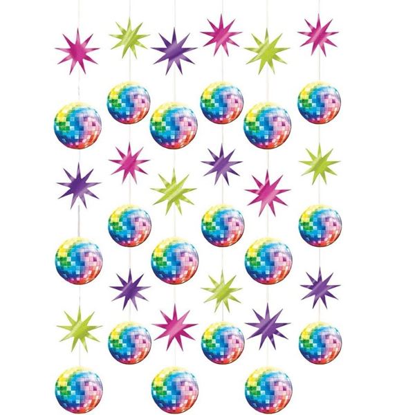 Imagen de Tiras Bola Disco 2m (6 unidades)