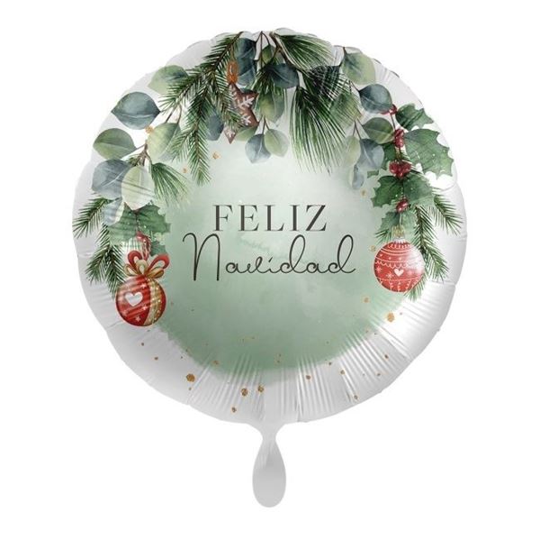 Picture of Globo Feliz Navidad Tradicional foil 45cm