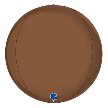 Picture of Globo Chocolate Satín Esférico Orbz (38cm)