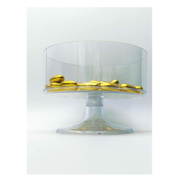 Picture of Bol con Pie Transparente Candy Bar 18cm x 11cm