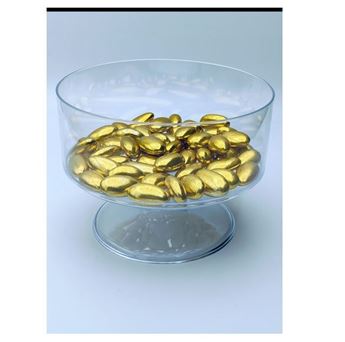 Picture of Bol con Pie Transparente Candy Bar 15cm x 11cm