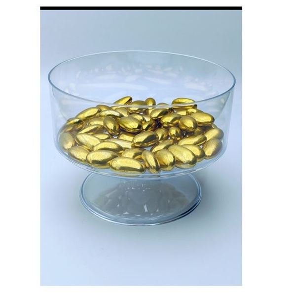 Picture of Bol con Pie Transparente Candy Bar 15cm x 11cm