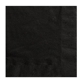 Picture of Servilletas Negras de papel 33cm (20 uds)