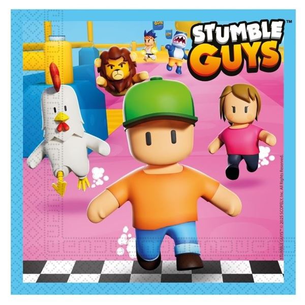 Picture of Servilletas de Stumble Guys papel (20uds)