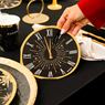 Imagen de Servilleta Papel Doble Capa 33 x 33 cm Nochevieja con forma Reloj (20 unidades)