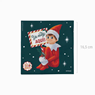Picture of Servilleta Doble Capa Papel 33 x 33 cm Elfo Travieso - The Elf on the Shelf (30 unidades)