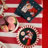 Picture of Plato Llano Redondo Postre Cartón Ø 17 cm Elfo Travieso - The Elf on the Shelf
