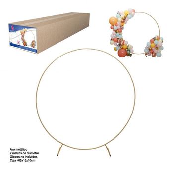 Imagen de Estructura Metálica para Aro de Globos 2 m (Eventos)