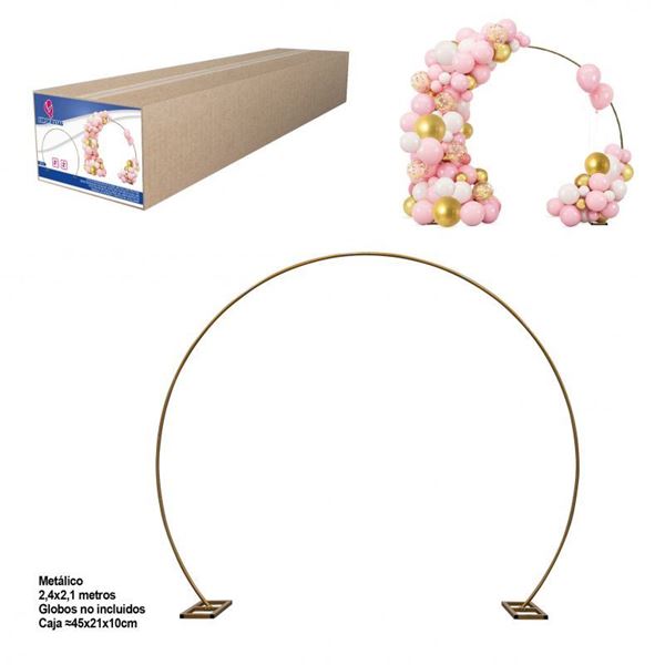 Imagens de Estructura Metálica para Arco de Globos 240cm x 210cm (Eventos)