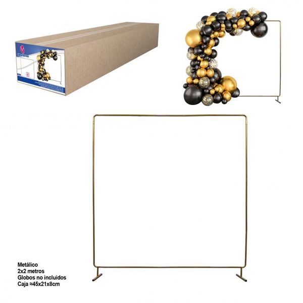 Picture of Estructura Metálica Arco Cuadrado Globos (2m)