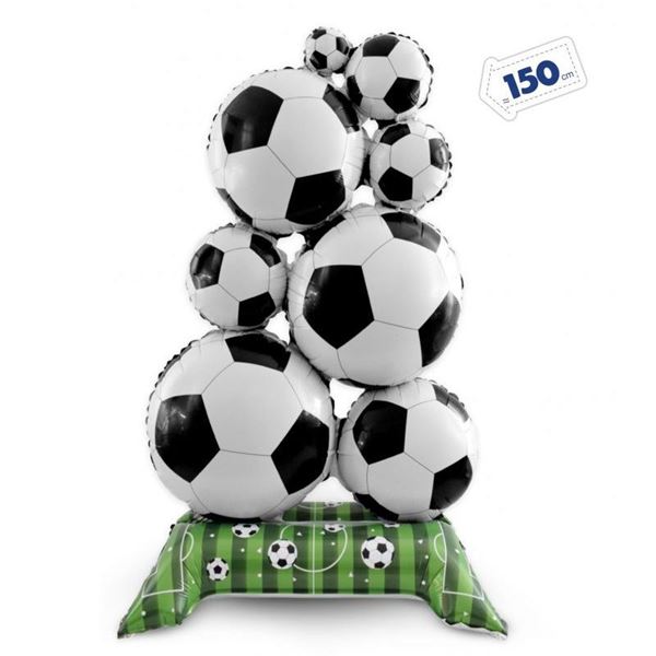 Picture of Globo Foil Campo de Fútbol Balones Sin Helio con Base (150cm x 83cm)