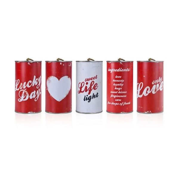 Picture of Latas coche novios Retro Decoradas (5uds)