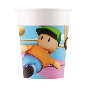 Imagen de Vasos Stumble Guys Cartón 200ml (8uds)