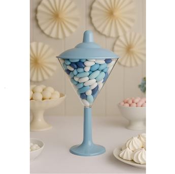 Picture of Bol Copa Martini Elegante Candy Bar Azul (25cm)