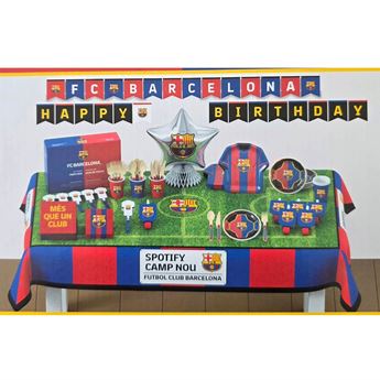 Picture of Caja de Fiesta FC Barcelona – Set completo para 6 personas (75 piezas)