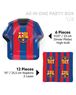 Imagen de Caja de Fiesta FC Barcelona – Set completo para 6 personas (44 piezas)