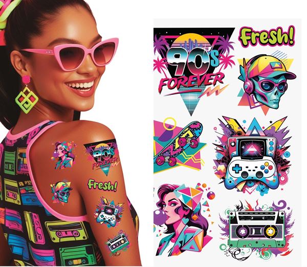 Imagens de Tatuajes años 90 (12 unidades)